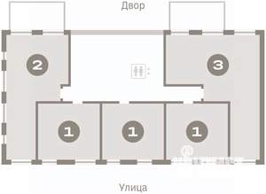 3-к квартира, вторичка, 98м2, 2/7 этаж