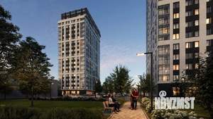 2-к квартира, строящийся дом, 55м2, 6/20 этаж