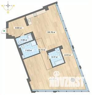 1-к квартира, вторичка, 127м2, 14/27 этаж