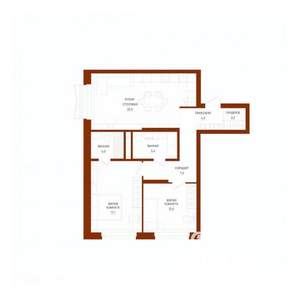 2-к квартира, строящийся дом, 76м2, 1/29 этаж