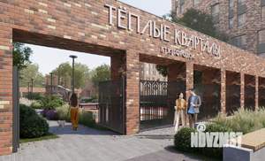 1-к квартира, строящийся дом, 45м2, 1/25 этаж