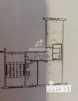 2-к квартира, вторичка, 43м2, 5/5 этаж