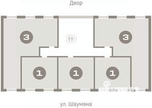 3-к квартира, вторичка, 82м2, 3/7 этаж