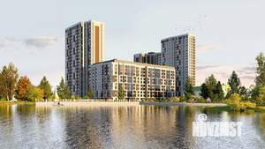1-к квартира, строящийся дом, 36м2, 2/9 этаж