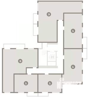 1-к квартира, вторичка, 53м2, 9/9 этаж