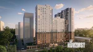 2-к квартира, строящийся дом, 67м2, 25/25 этаж