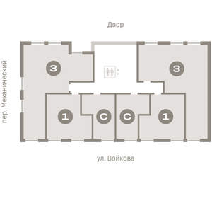 1-к квартира, вторичка, 35м2, 5/7 этаж