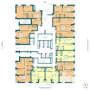 1-к квартира, вторичка, 37м2, 1/21 этаж