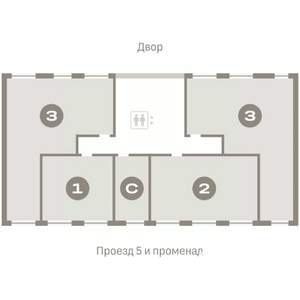 1-к квартира, вторичка, 40м2, 4/9 этаж