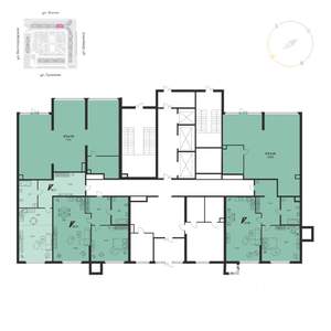 1-к квартира, вторичка, 36м2, 1/25 этаж