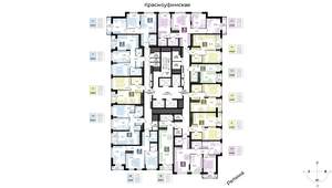 2-к квартира, вторичка, 67м2, 22/29 этаж