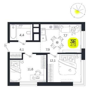 Фото квартиры на продажу (1)