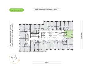 1-к квартира, вторичка, 37м2, 19/24 этаж