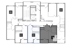 Студия квартира, вторичка, 23м2, 19/21 этаж