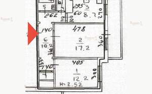 2-к квартира, вторичка, 53м2, 5/16 этаж