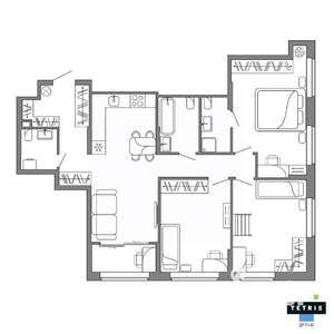 4-к квартира, вторичка, 89м2, 29/32 этаж