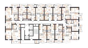 2-к квартира, вторичка, 51м2, 10/21 этаж