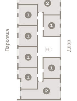 1-к квартира, вторичка, 40м2, 7/9 этаж