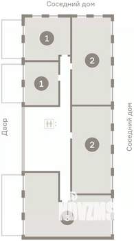 2-к квартира, вторичка, 75м2, 1/9 этаж