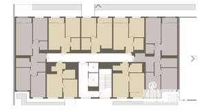 3-к квартира, строящийся дом, 78м2, 3/15 этаж