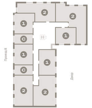 3-к квартира, вторичка, 81м2, 4/9 этаж