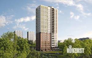 2-к квартира, строящийся дом, 60м2, 15/23 этаж