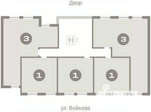 1-к квартира, вторичка, 40м2, 4/7 этаж