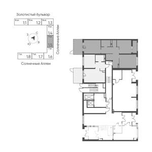 2-к квартира, вторичка, 75м2, 1/11 этаж