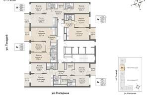 2-к квартира, вторичка, 85м2, 8/15 этаж