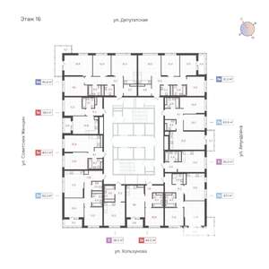 2-к квартира, вторичка, 67м2, 16/31 этаж