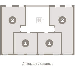 2-к квартира, вторичка, 63м2, 3/16 этаж