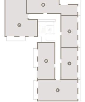 2-к квартира, вторичка, 64м2, 8/9 этаж
