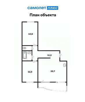 3-к квартира, вторичка, 78м2, 5/16 этаж