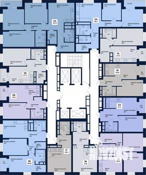 1-к квартира, вторичка, 43м2, 21/31 этаж