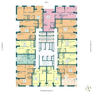 1-к квартира, вторичка, 41м2, 7/21 этаж