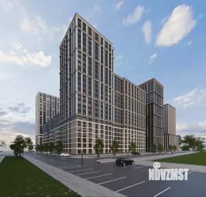 1-к квартира, строящийся дом, 52м2, 2/25 этаж