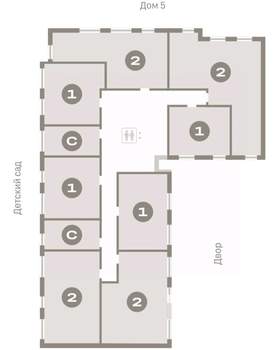 3-к квартира, вторичка, 81м2, 7/9 этаж