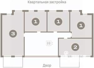 3-к квартира, вторичка, 101м2, 2/7 этаж