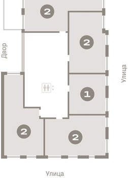 2-к квартира, вторичка, 57м2, 2/16 этаж