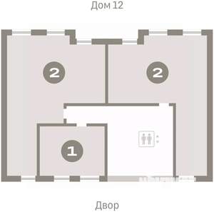 2-к квартира, вторичка, 94м2, 9/9 этаж