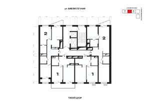 2-к квартира, вторичка, 64м2, 4/25 этаж