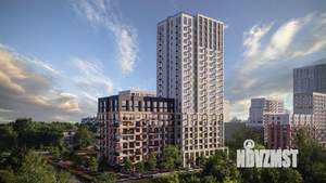 Студия квартира, строящийся дом, 30м2, 2/24 этаж