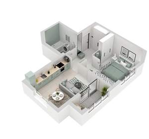 1-к квартира, вторичка, 40м2, 29/31 этаж