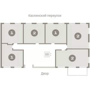 1-к квартира, вторичка, 37м2, 1/8 этаж