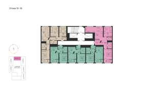 2-к квартира, вторичка, 71м2, 16/31 этаж