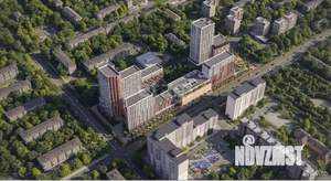 3-к квартира, строящийся дом, 69м2, 18/25 этаж
