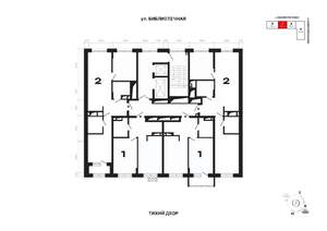 1-к квартира, вторичка, 44м2, 6/25 этаж