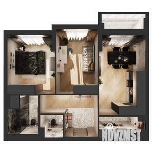 2-к квартира, вторичка, 63м2, 22/24 этаж