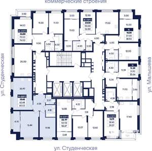 2-к квартира, вторичка, 65м2, 12/31 этаж