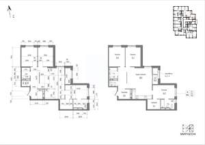 3-к квартира, вторичка, 100м2, 13/26 этаж